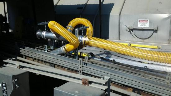 Sample installation of an air delivery system from Process Air Solutions