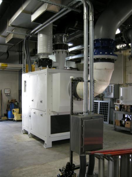 : APG-Neuros turbo blower installed at the water quality control plant